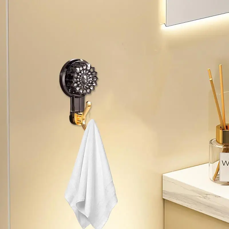 Bathroom Suction Hooks Heavy Duty Suction Cup Hooks Removable Shower Suction Cup Hangers Punch-Free Suction Towel Hook For