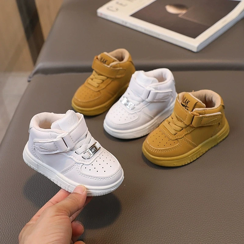 

New Brands Solid Color Fashion Children Casual Shoes 5 Stars Excellent Infant Tennis Toddlers Soft Girls Boys Sneakers