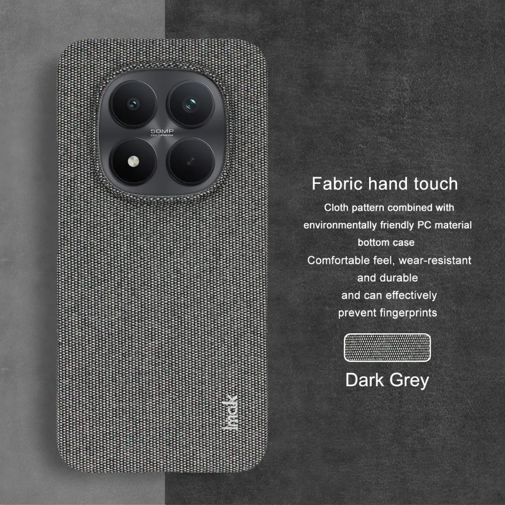 Picture 3: For Xiaomi Redmi Note 15 Pro Plus 5G 4G 2026 Luxury Case IMAK Cloth Fabric Pattern Back Panel Mi Phone Redmi Note 15 Hard Cover