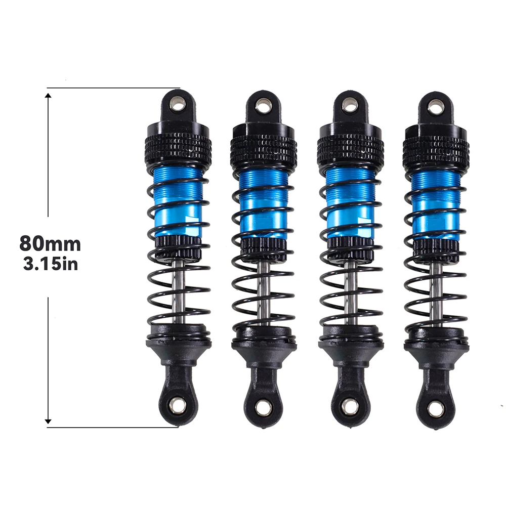 Verbesserter Stoßdämpfer für SCY 16101 16102 Pro Wltoys 124008 144001 124017 MJX Hyper Go 16207 16208 16210 14301 14210 RC Auto