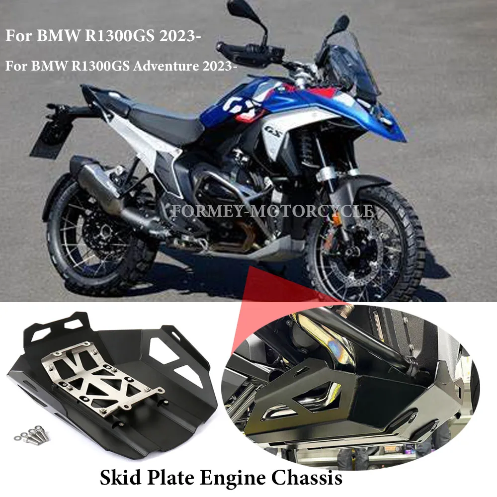 

For BMW R1300GS R 1300 GS r1300gs Adventure Skid Plate Engine Guard Chassis Protection Cover Motorcycle 2023 2024 2025