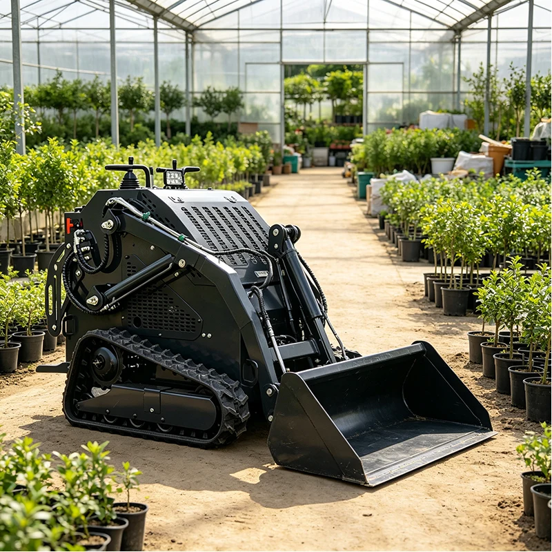 Skid Loader Multifunction Hydraulic Compact Loader for Earth Moving Landscaping Municipal Construction Projects