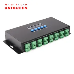 BC216 340 pixel x16 CH DMX512 to SPI addressable pixel light controller, art-net decoder support Madrix, Sunlite, 3A power /CH