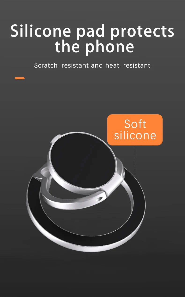 Doppelseitiger MagSafe-Handyhalter, Magnetischer Handyring-Ständer, Magnetgriff für iPhone 16, Android, Fitness-Studio und Auto – Detail 11