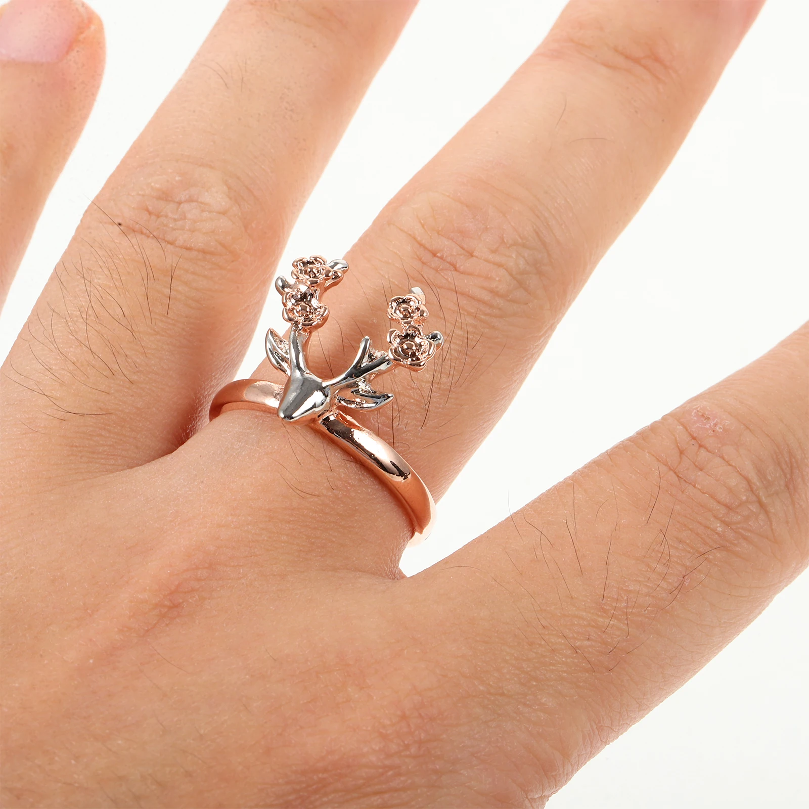 

Reindeer Reindeer Finger Ring copper ring