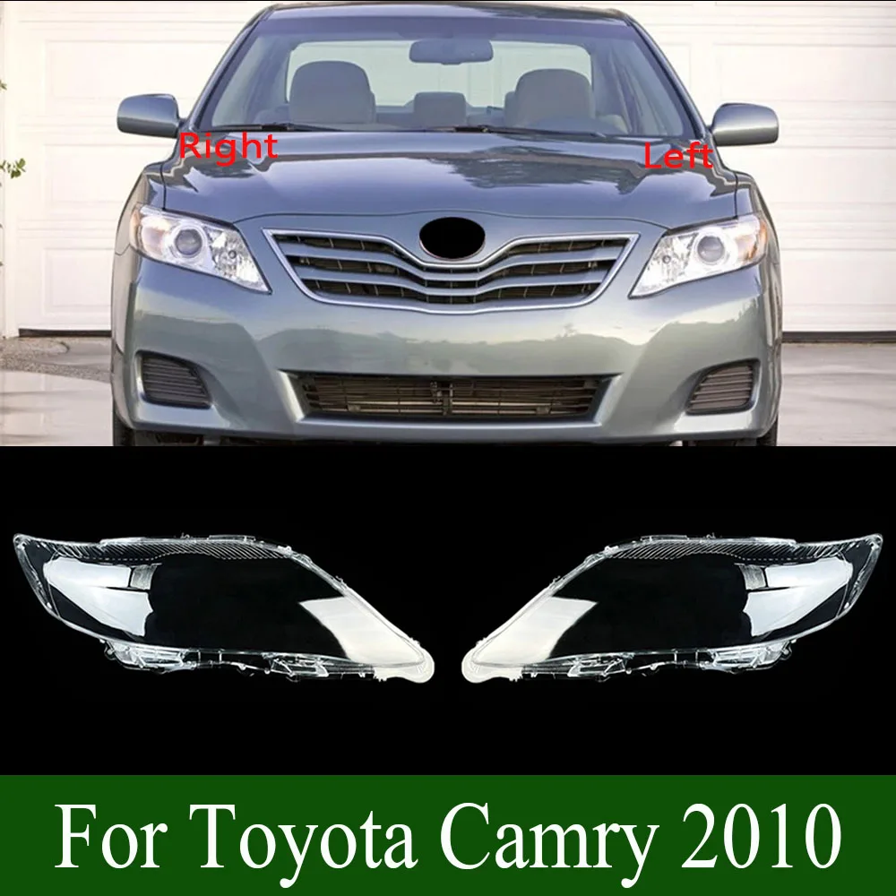 

For Toyota Camry 2010 Front Headlight Cover Transparent Lampcover PC Lampshade Anti Cracking Lens Shell