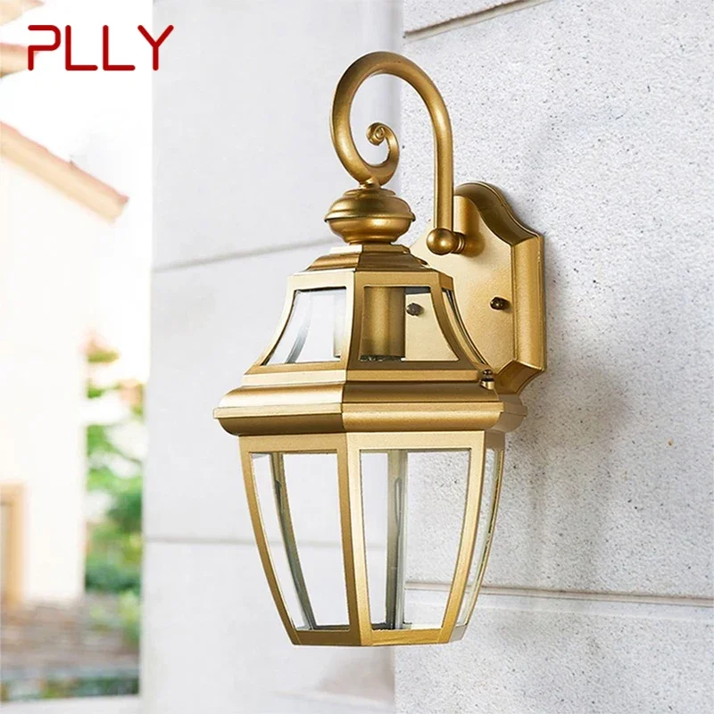 PLLY Contemporary LED Outdoor Wall Lamps Electric Simplicity Waterproof Balcony Hallway Courtyard Villa Gate Hotel