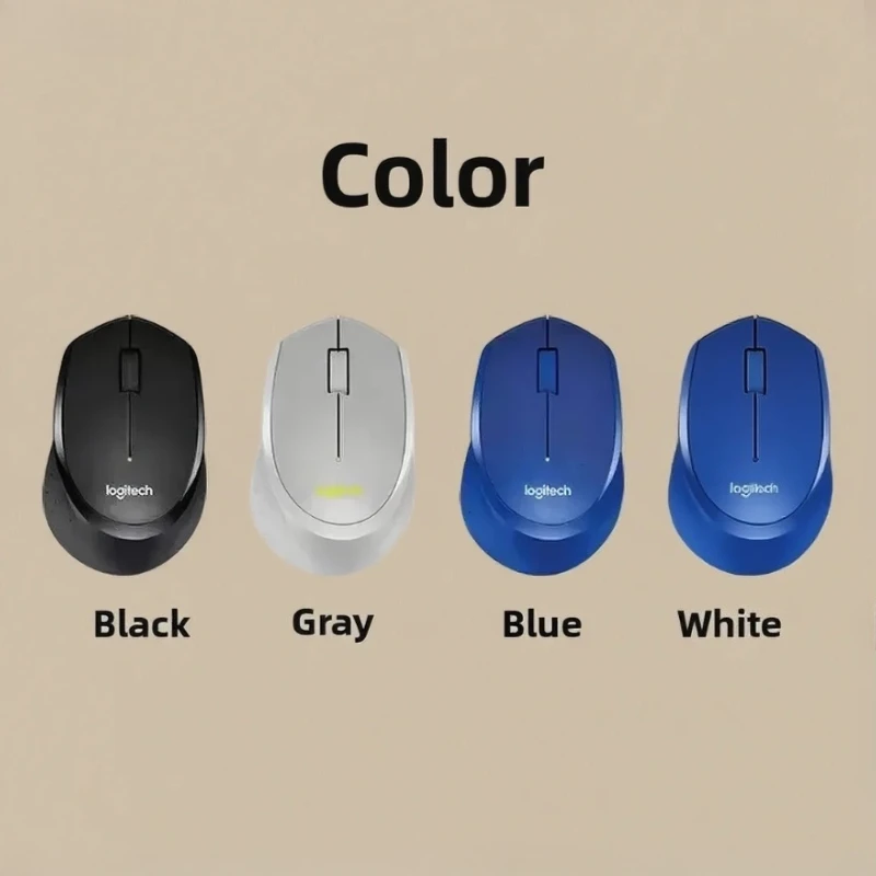 

Бесшумная беспроводная мышь Logitech M330 для ПК/ноутбука, тихий щелчок, USB-приемник, портативный офис и бизнес, аккумулятор 24 месяца