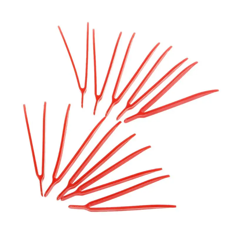 Pinzas antiestáticas plástico, 10 Uds., reparación mantenimiento resistente calor, envío directo