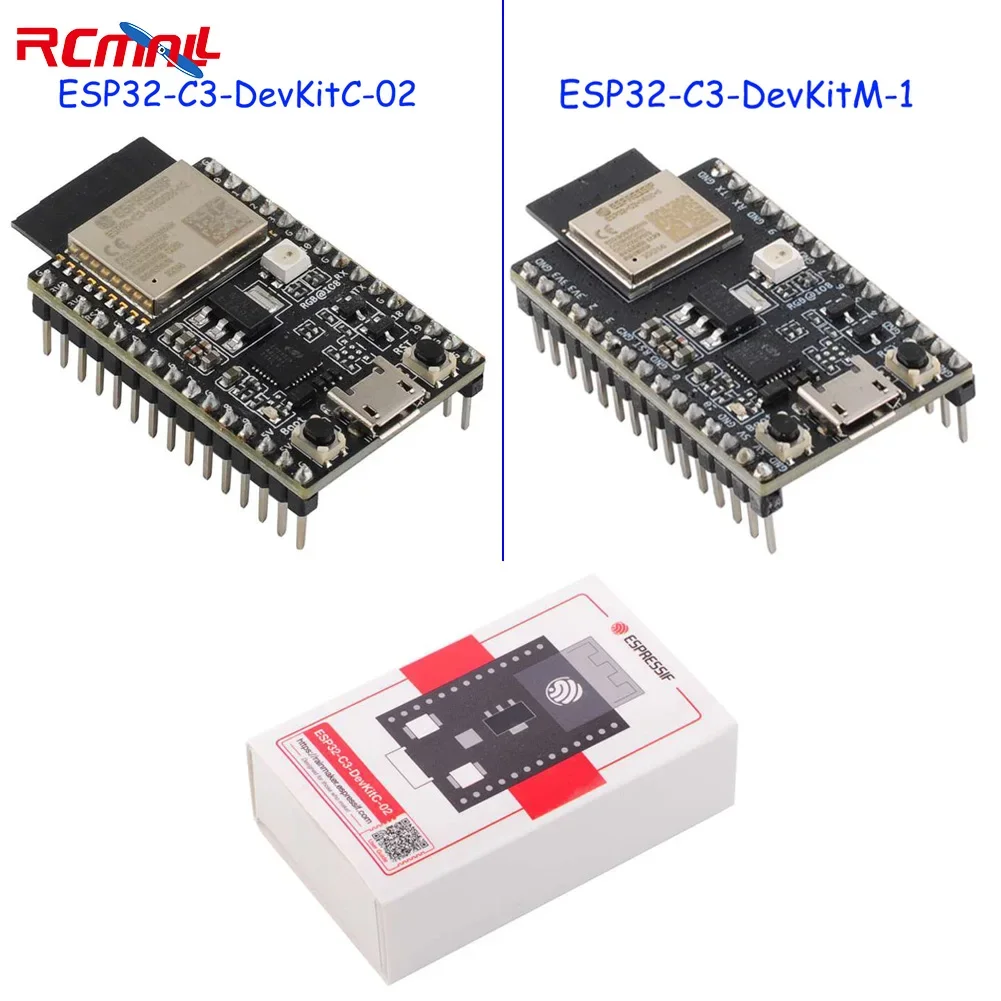 ESP32 C3 WiFi+BLE Development Board ESP32-C3-DevKitM-1 ESP32-C3-DevKitC-02 Based On ESP32-C3-MINI-1 ESP32-C3-WROOM-02