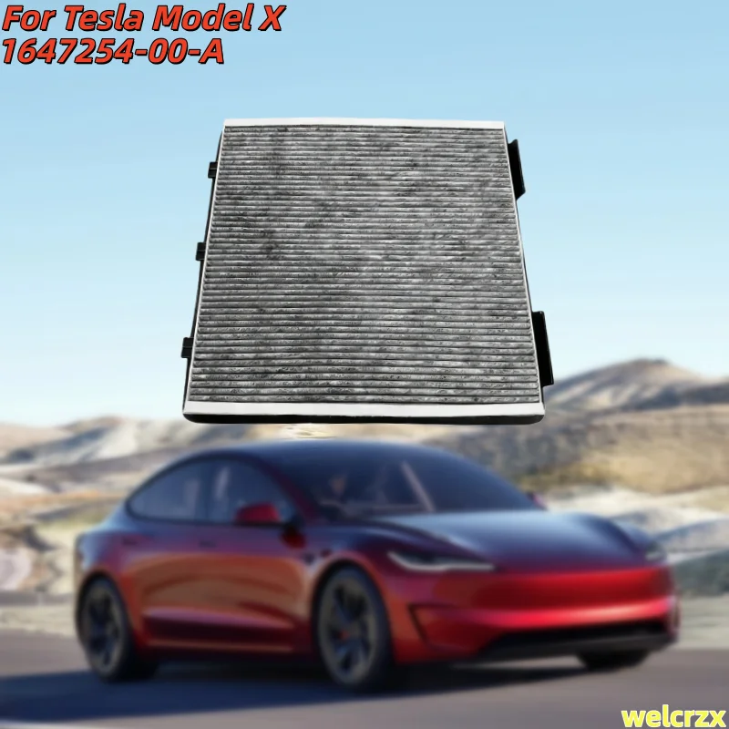

New For Tesla Model X 2016-2023 Plaid Main Hepa Filter OEM 1647254-00-A 164725400A 1647254 00 A