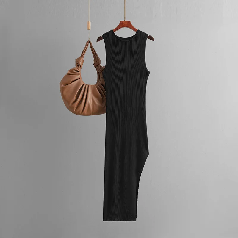 Faionable – gilet Sexy Dr, amincissant irrégulier, Ele Sle, vêtements d'été pour femmes, Tead en soie glacée, 2024