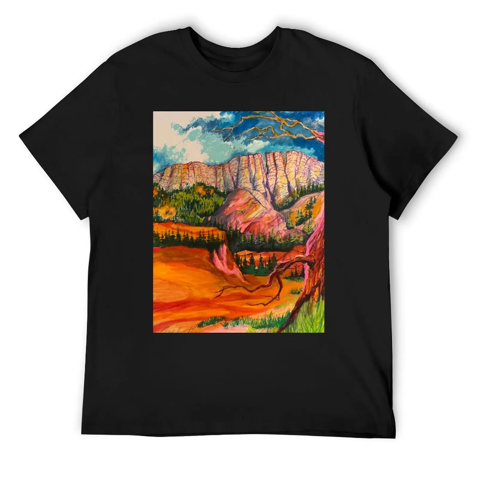 Horse tooth Mountain Fort Collins CO T-Shirt plus size clothes oversized men clothings