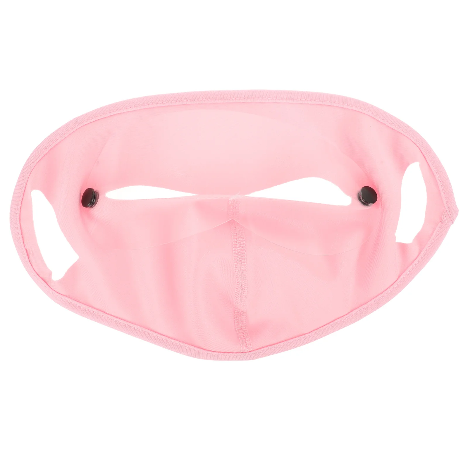 Sunscreen Face Mask Pink Free Size Summer Silk Breathable Washable Mouth Cover for Women Outdoor Sun Protection