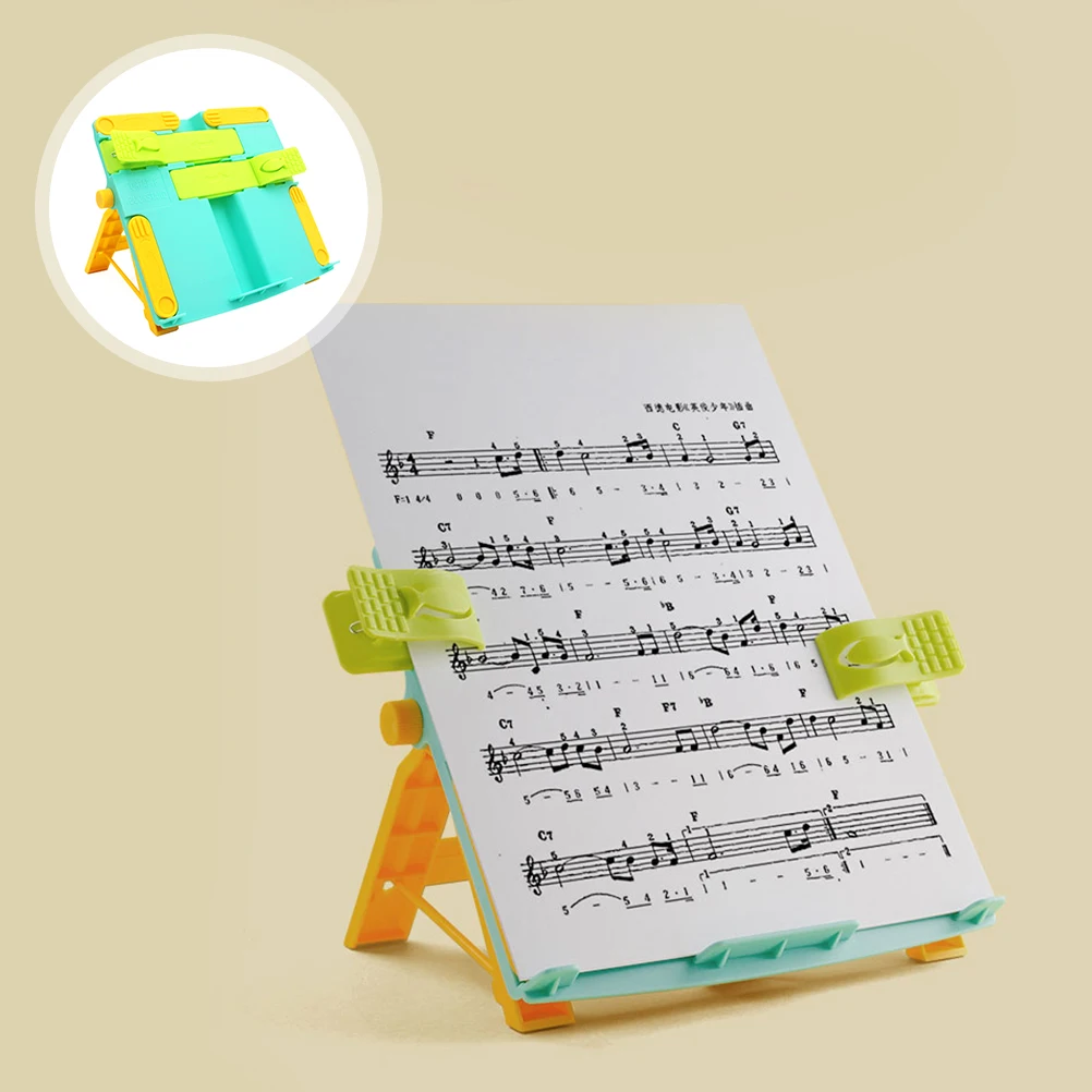 

Reading Shelf Book Stand Holder Lectern for Study Books Notes Support Adjustable Accessories Acrylic Desk