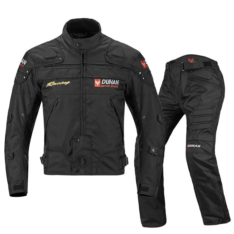 Winddichte Motocross-Jacke, Motorradhose, Herren-Motorradjacke, verschleißfeste Körperpanzerung, Moto-Kleidung für den Winter