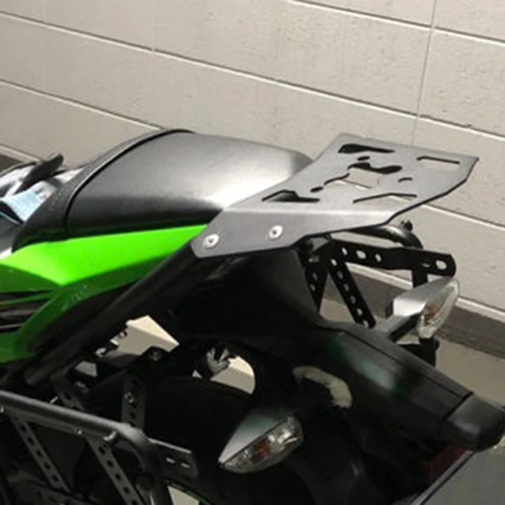 Fit for Kawasaki Z650 Ninja 650 ABS EX650R ABS KRT 2017-2024 Motorcycle Luggage Rack Rear Cargo Carrier Shelves Extended Bracket