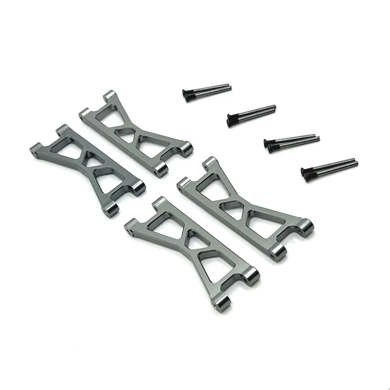 Bracci oscillanti superiori anteriori e posteriori di aggiornamento in metallo per HuanSu 1/14 full series 14321 JJRC C8802 YDJ-D879 ricambi auto RC