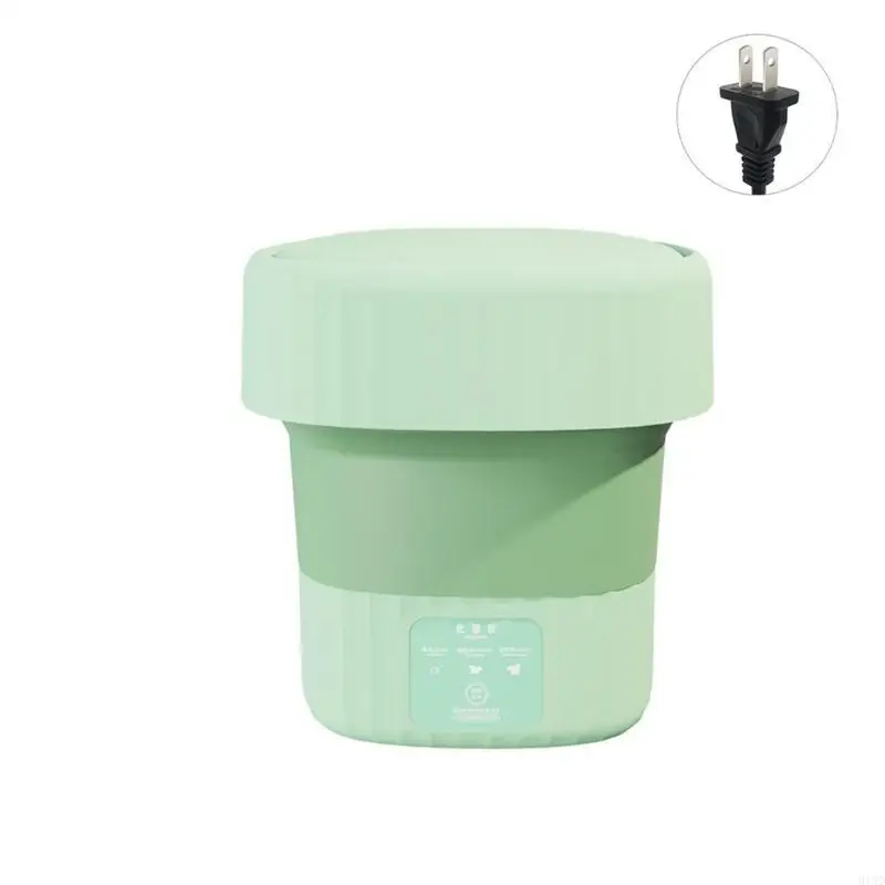 918d 6.5L Портативная мини -стиральная машина складная стиральная машина для носков для квартирного кемпинга.