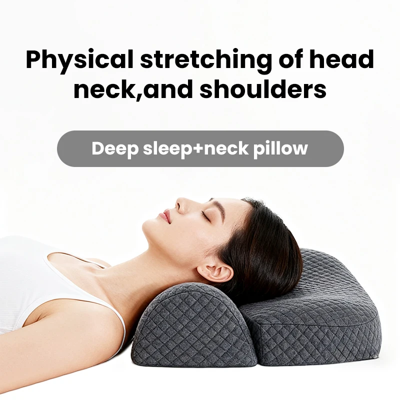 Ergonomic Car Universal Cervical Pillow Relief Pain For Neck Support Side Sleeper Comfort Spinal Alignment Sleep Enhancing