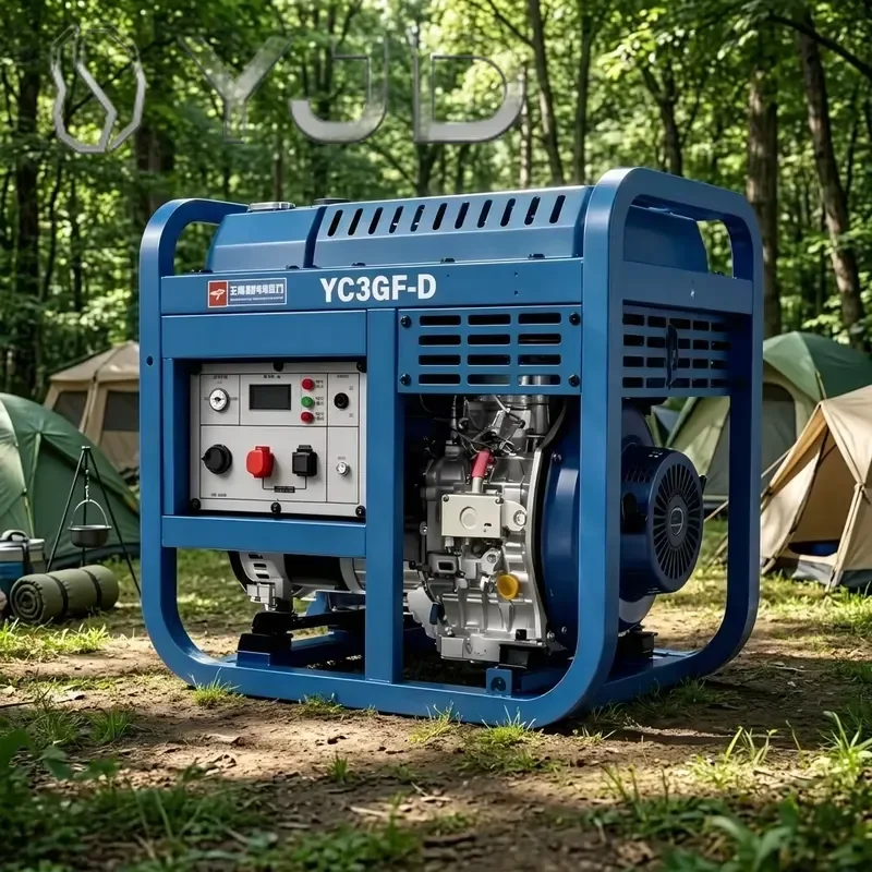YJD Yuchai 2.8-18kw Silent diesel Generator Open Frame Diesel Generator for Home Use 2.8kw/ Sdec Super Silent Open