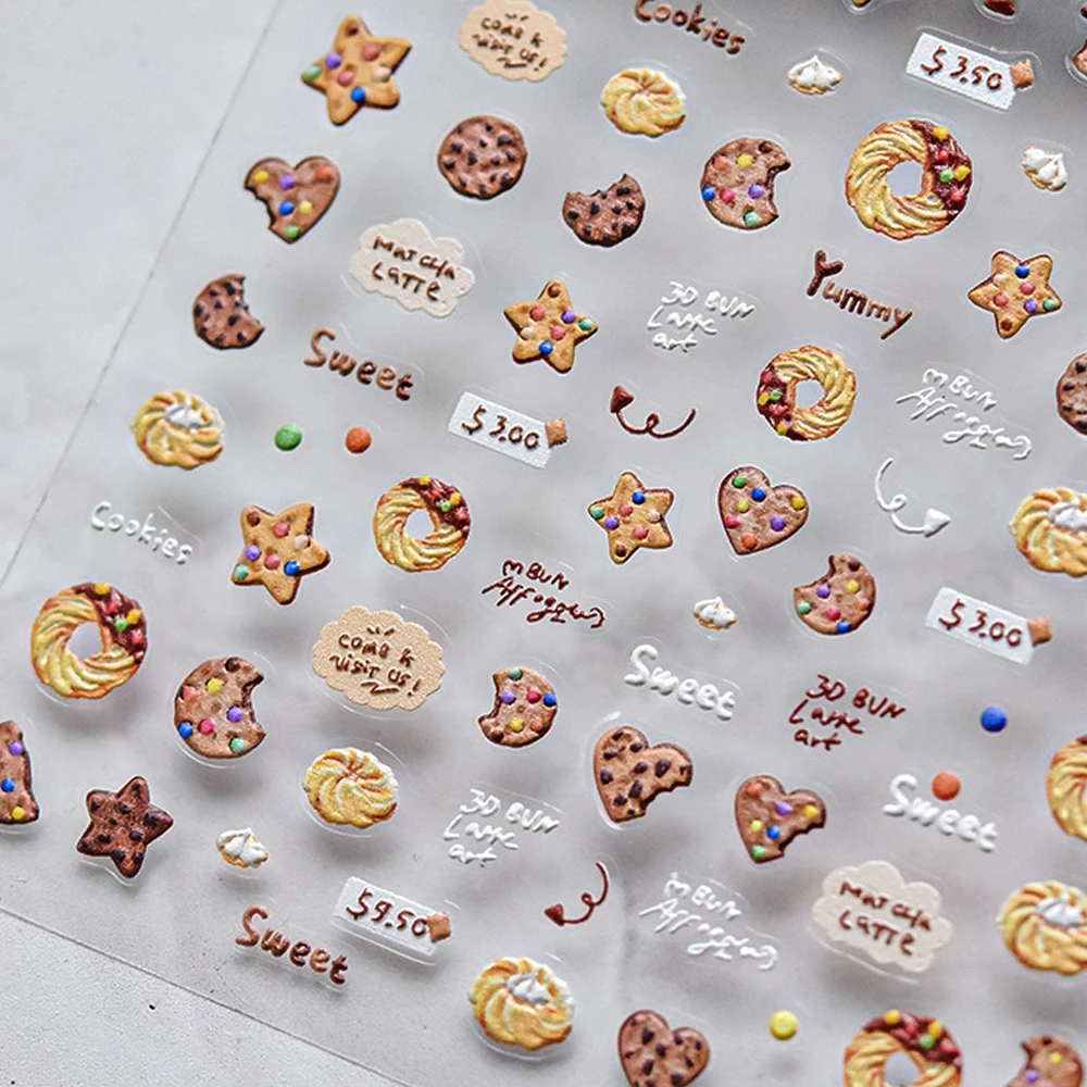 Pegatina artística 5D de bosque mágico para uñas, animales de otoño, zorro, mariposa, búho, ciervo, coches clásicos, hojas que caen, calcomanía para manicura de temporada DIY