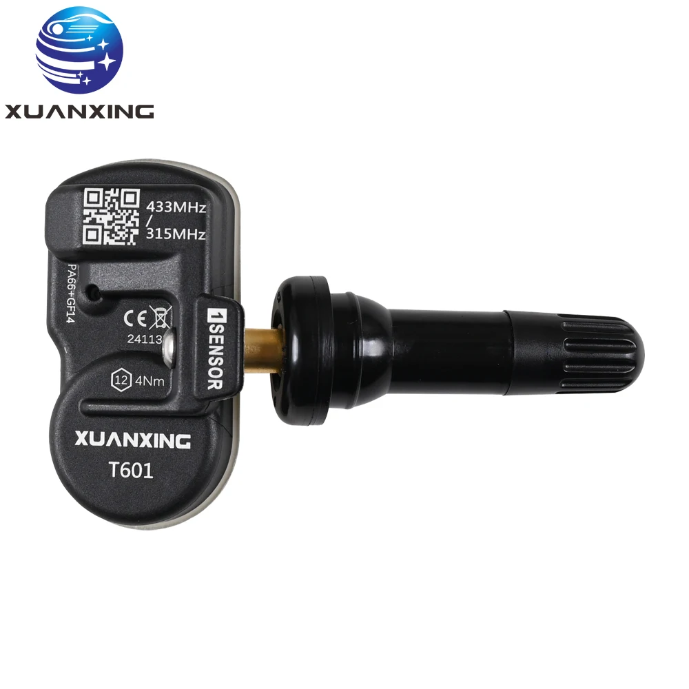 XUANXING T601 Metal Rubber MX-Sensor Programmable Tire Pressure Sensor Universal 2in1 433/315Mhz For T66