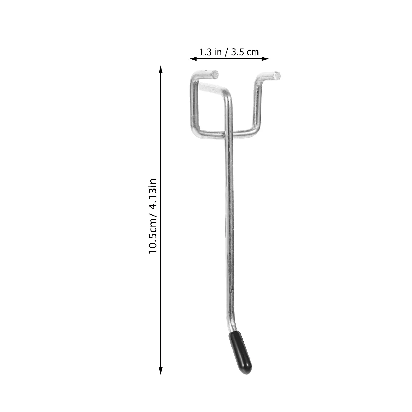 20Sets Robust Iron Pegboard Hooks Compact High Load Capacity Tool Hooks for Workshop Retail Store Basement Organization