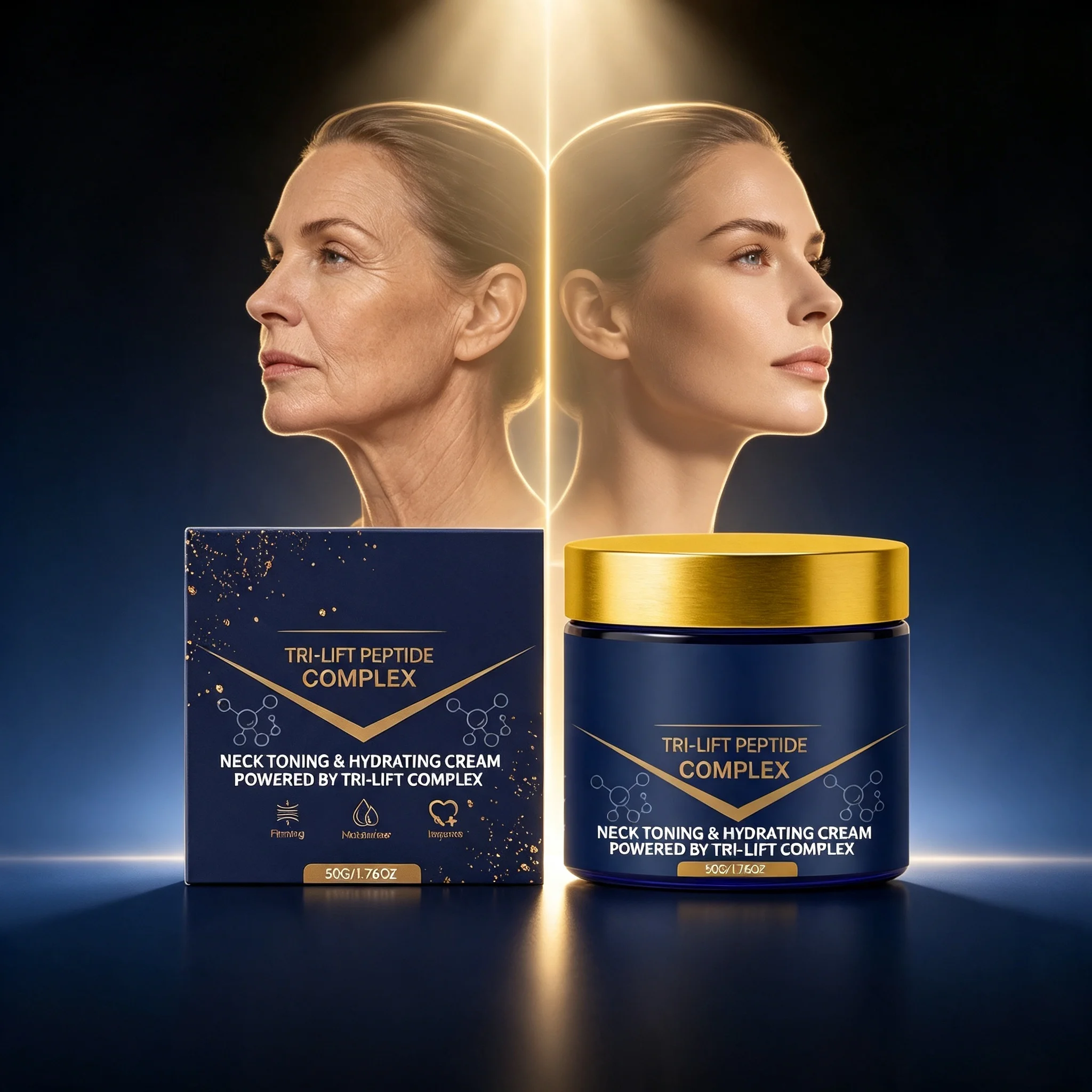 Neck Moisturizer Cream, Hydrating Refreshing Silky Smooth Texture, Gentle Nourishing for Neck Contour Daily Skin Care