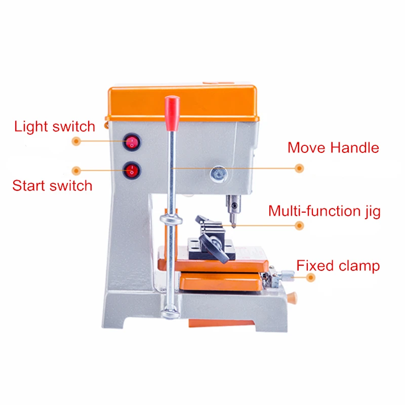 Picture 6: Multi-Function Automatic Vertical Key Duplicating Copy Cutting Machine Drill Machine For Making Car Door Keys Locksmith Tools