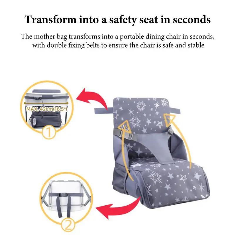 Toddler Booster Seat Kids Chair Booster Cushion 6 To 36 Months Children Dining Table Booster Foam Cushion Washable Non-Slip Home