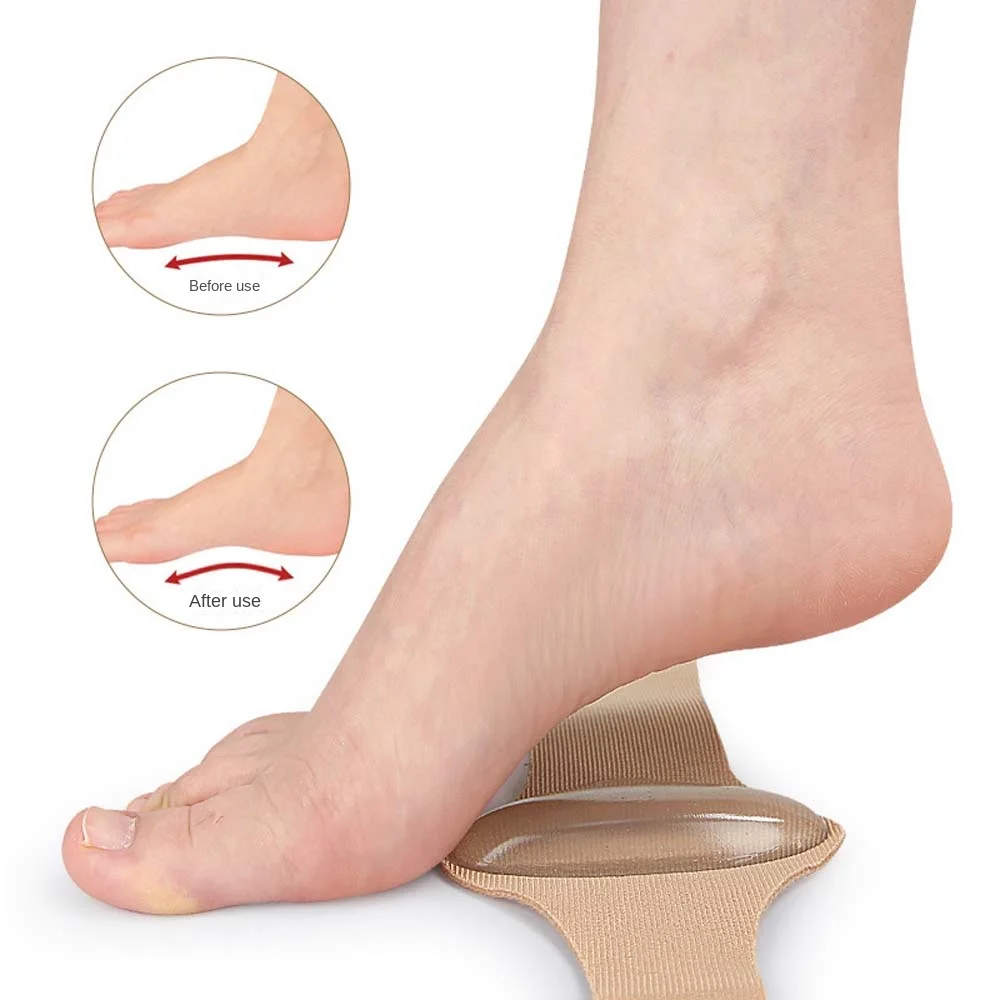 Flat Foot Corrector Foot Arch Pads Orthopedic Pads Foot Care Tools Arch Support Insoles Foot Shock-absorber Insert Cushion
