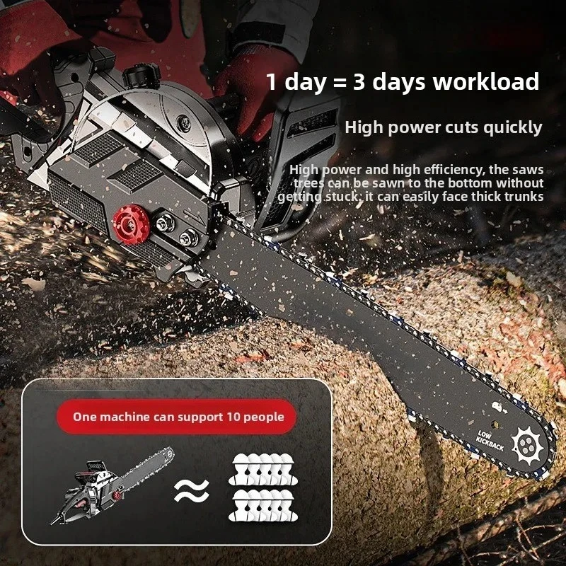 Saw 220V Household Logging Saw Wood Cutting Garden Tools Chainsaw Wood Cutting Electric Electric Chain