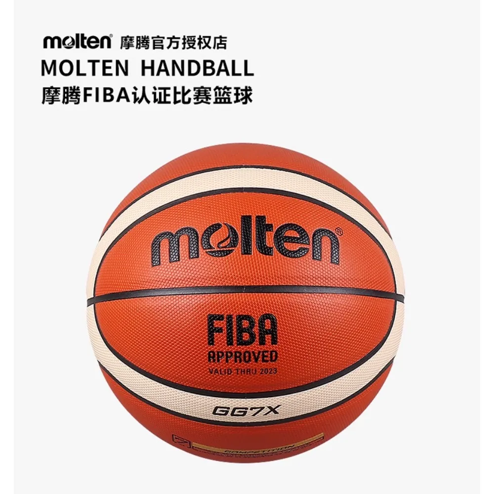 Molten-baloncesto GG7X para interiores y exteriores, resistente al desgaste, antideslizante, tren de competición para adultos, niños y estudiantes