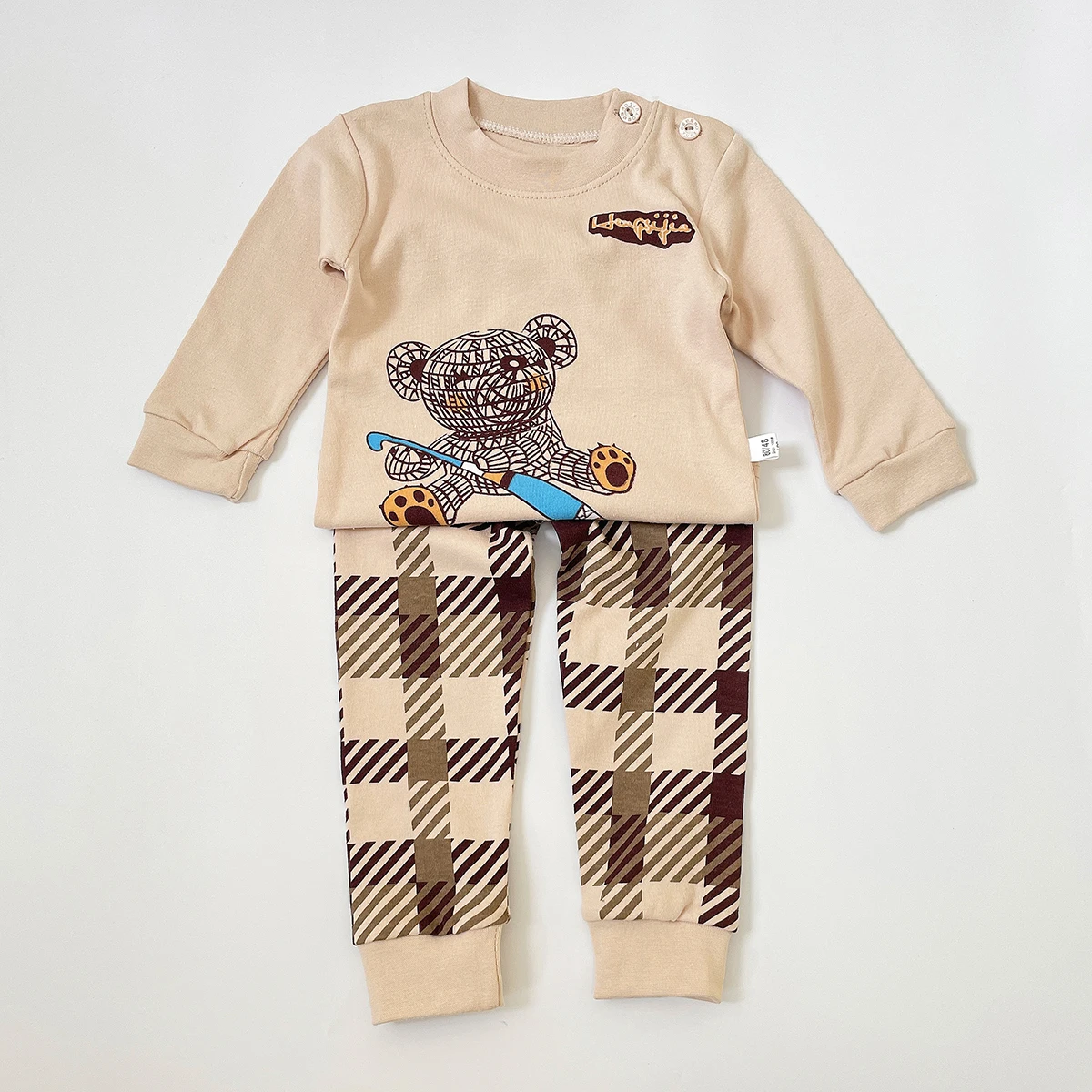 2023 Autumn Winter New in Kids Cotton Home Wear Set - Childrens Top Shirts + Pants for Boys, Girls,  Infants Baby Sleepwear