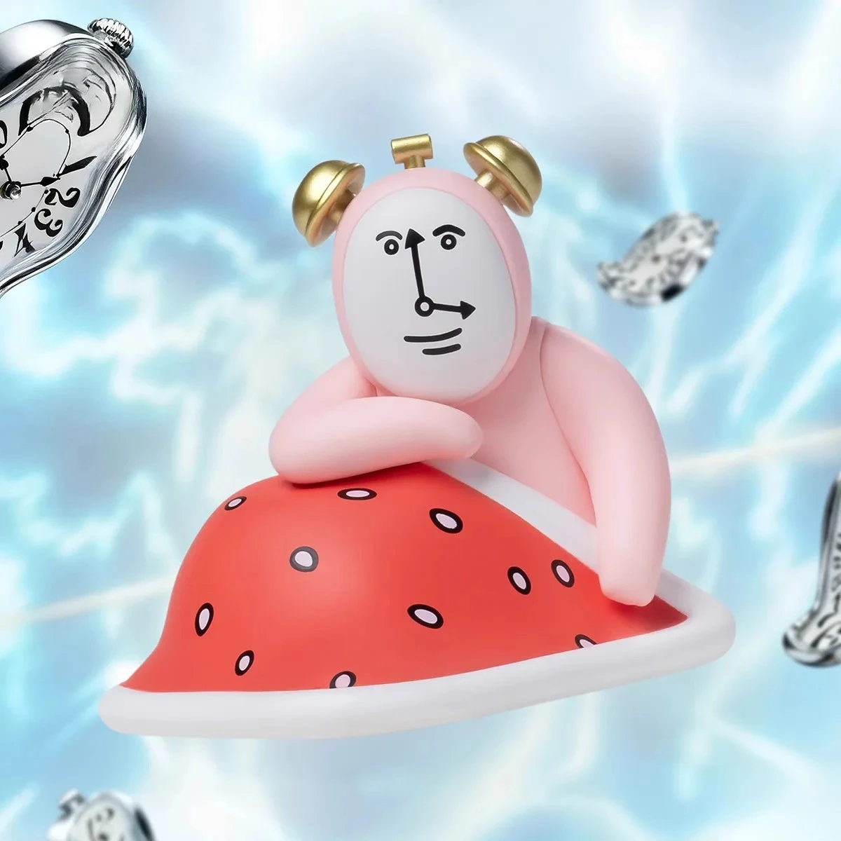 

Plzdot розовый кролик абстрактная серия мини слепая коробка виниловая фигурка игрушки Kawaii декор для рабочего стола милые коллекционные подарки на день рождения для девочек