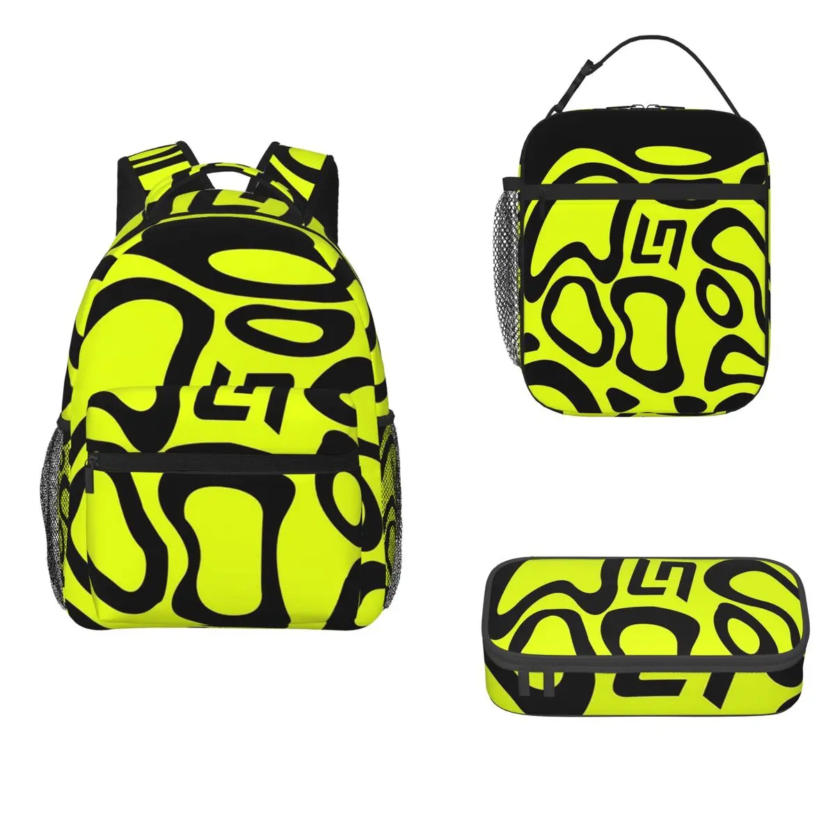 F1 2024 - Lando Norris Backpacks Boys Girls Bookbag Children School Bags Cartoon Kids Rucksack Lunch Bag Pen Bag Three-Piece Set