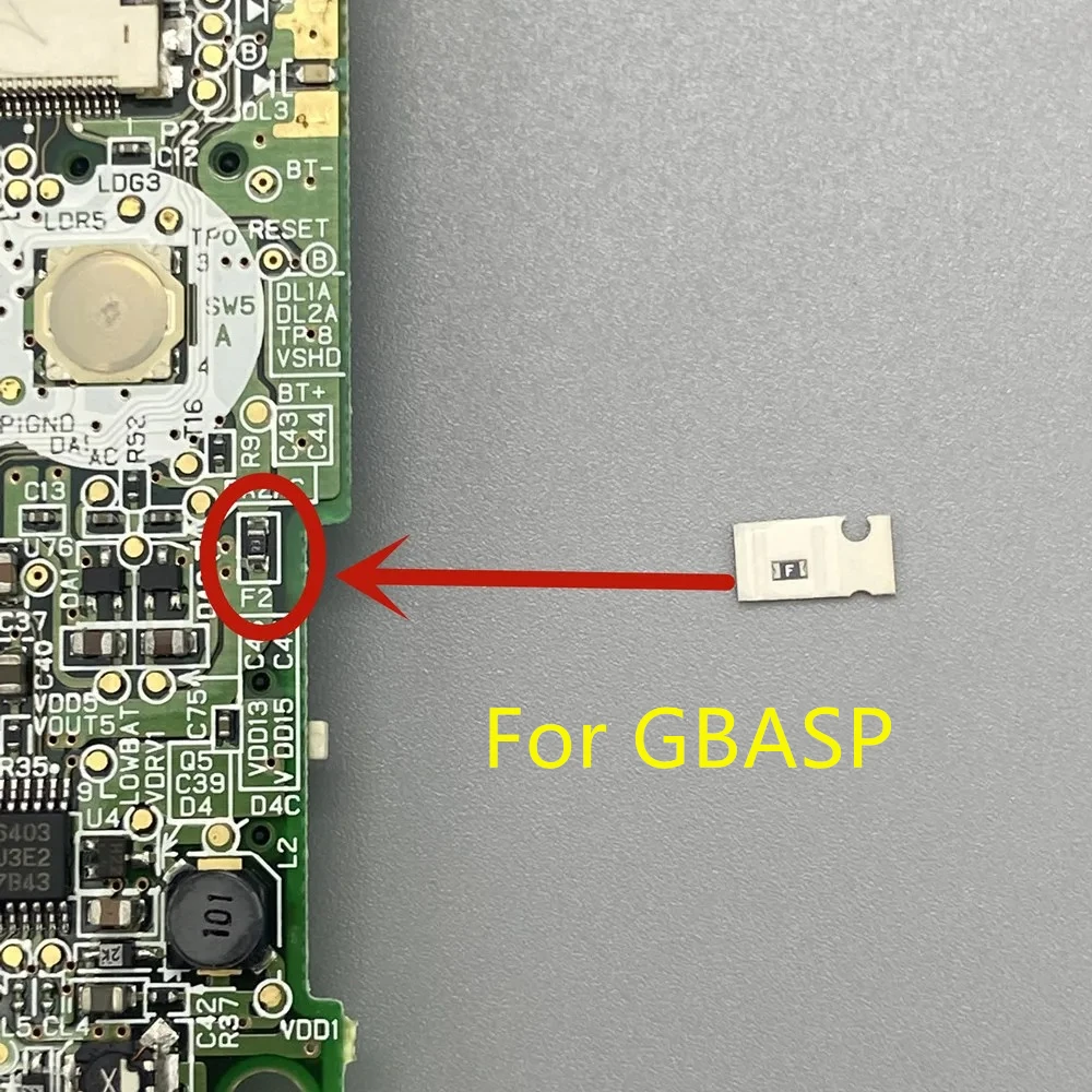 GBASP Fuse for Nintendo Gameboy ADVANCE SP GBASP