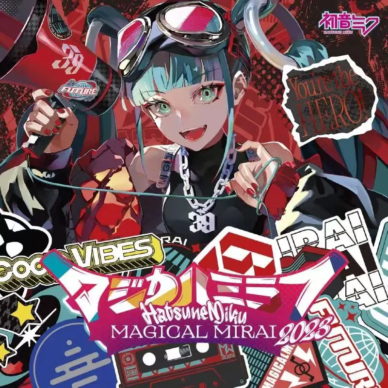 Two-dimensional Hatsune Miku Music CD Magical Mirai 2023 Album Music Record Cosplay Walkman Car Party Soundtracks Box Collection