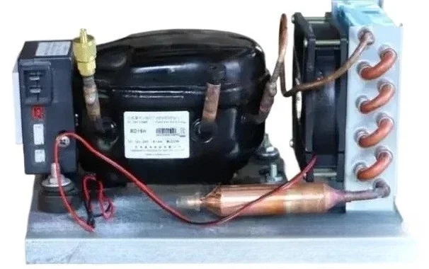 

For BD15HC DC Compressor Condensing Unit Micro Refrigeration Unit Air-cooled Refrigerator Unit R134a12V24V