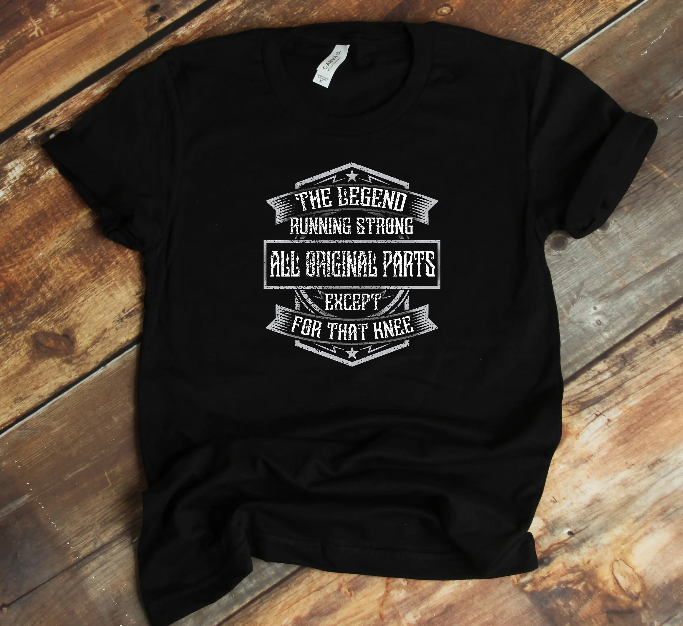 Knee Replacement T Shirt All Original Except This Funny Surgery Recovery