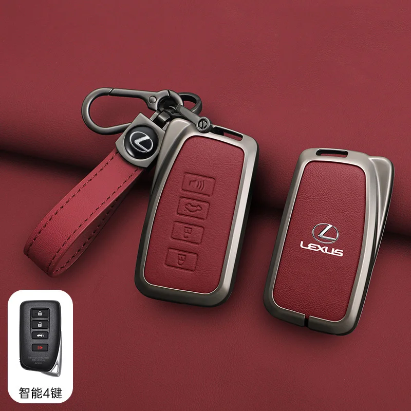 

Zine Alloy Car Key Case Shell Cover Holder For Lexus NX GS RX IS ES GX LX RC 200 250 350 LS 450H 300H Key Protection Accessories
