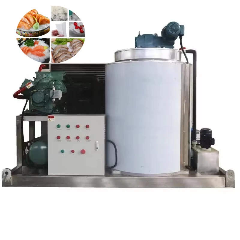 

1000 кг промышленная машина для изготовления хлопьев льда, машина для изготовления ледяных хлопьев для рыбы, охлаждения морепродуктов, система быстрого замораживания, готовая к границу, горячая распродажа