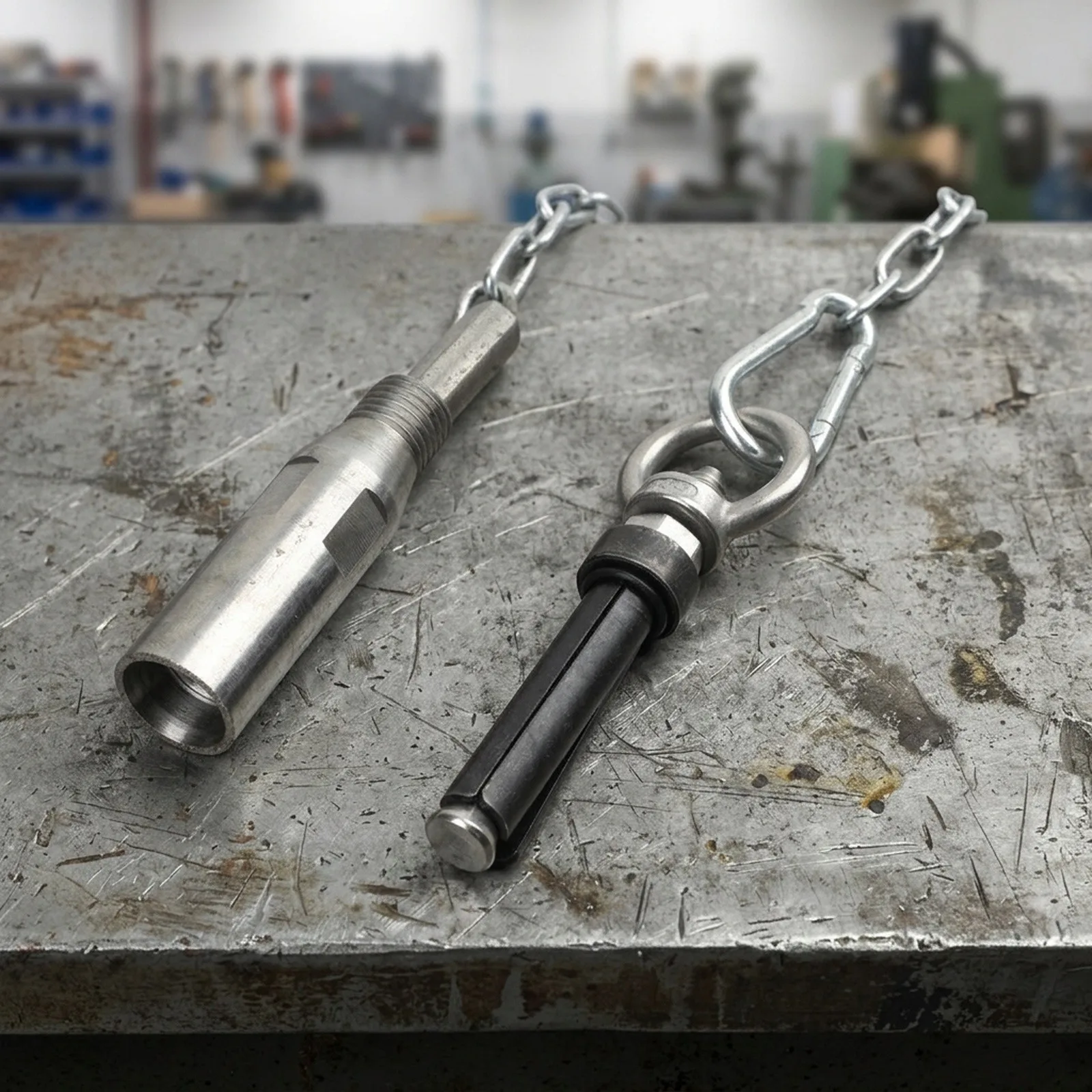 Water-Cooled for Core Drill Anti-Drop Retainer with Precision Fit Alloy Steel Frame and Resistant Stainless Steel Chain