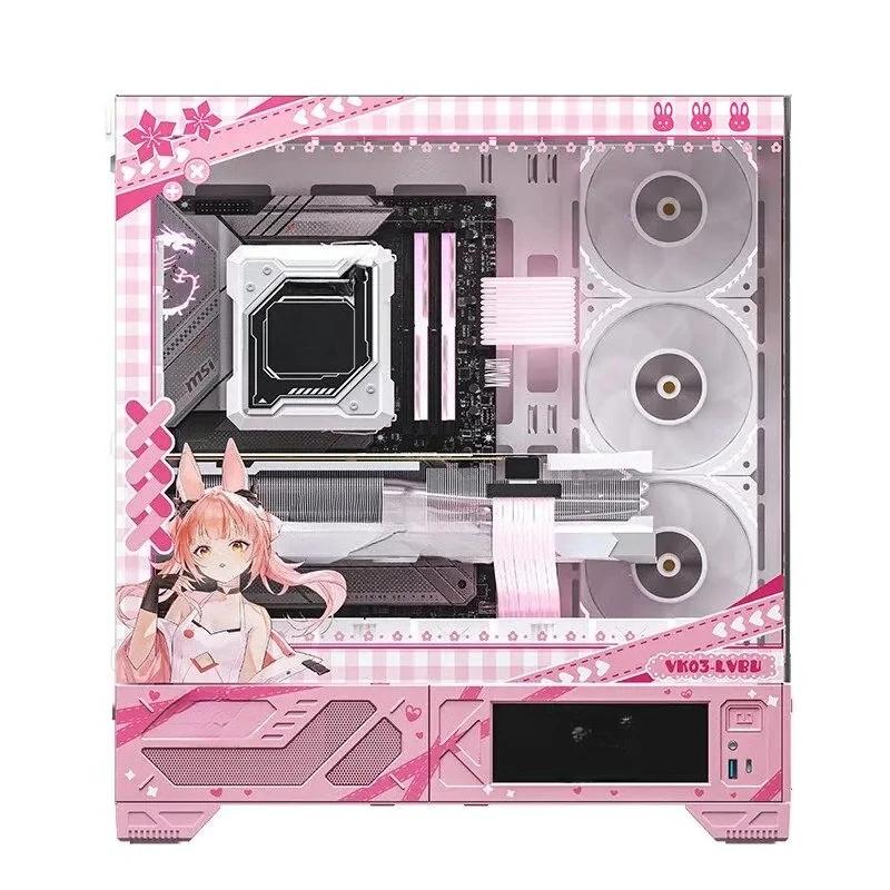 VK03 Gaming Computer Desktop Case Supports 360 ° Water-cooled 270 ° Sea View Room