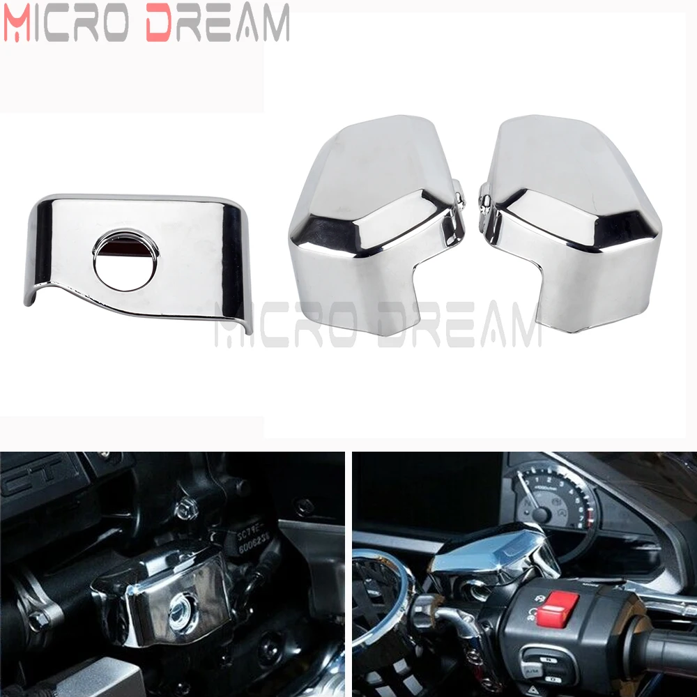 Motorcycle Accessories Chrome Brake Master Cylinder ABS Plastic Decorative Cover For Honda Gold Wing DCT Tour GL 1800 GL1800B