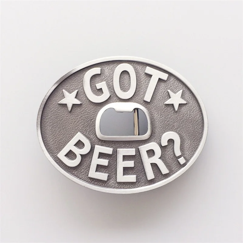 جديد خمر نمط البيضاوي حصلت البيرة فتاحة الزجاجات حزام مشبك Gurtelschnalle Boucle de ceinture BUCKLE-OC052AS