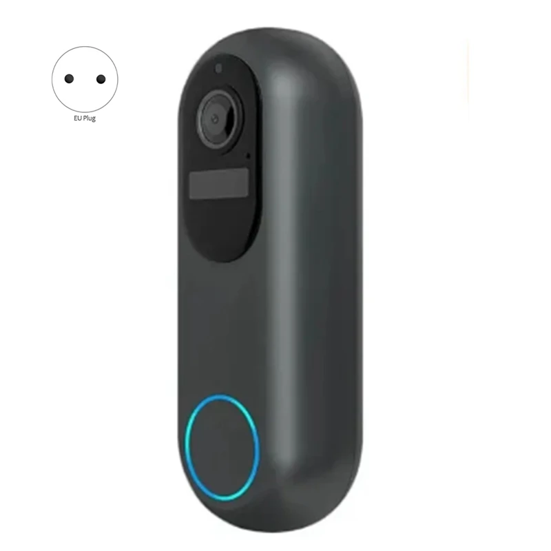1080P Tuya Smart Video Doorbell WIFI ไร้สายประตู Bell กันน้ํา Night Vision สมาร์ทโฮมวิดีโอ Intercom กล้อง EU Plug
