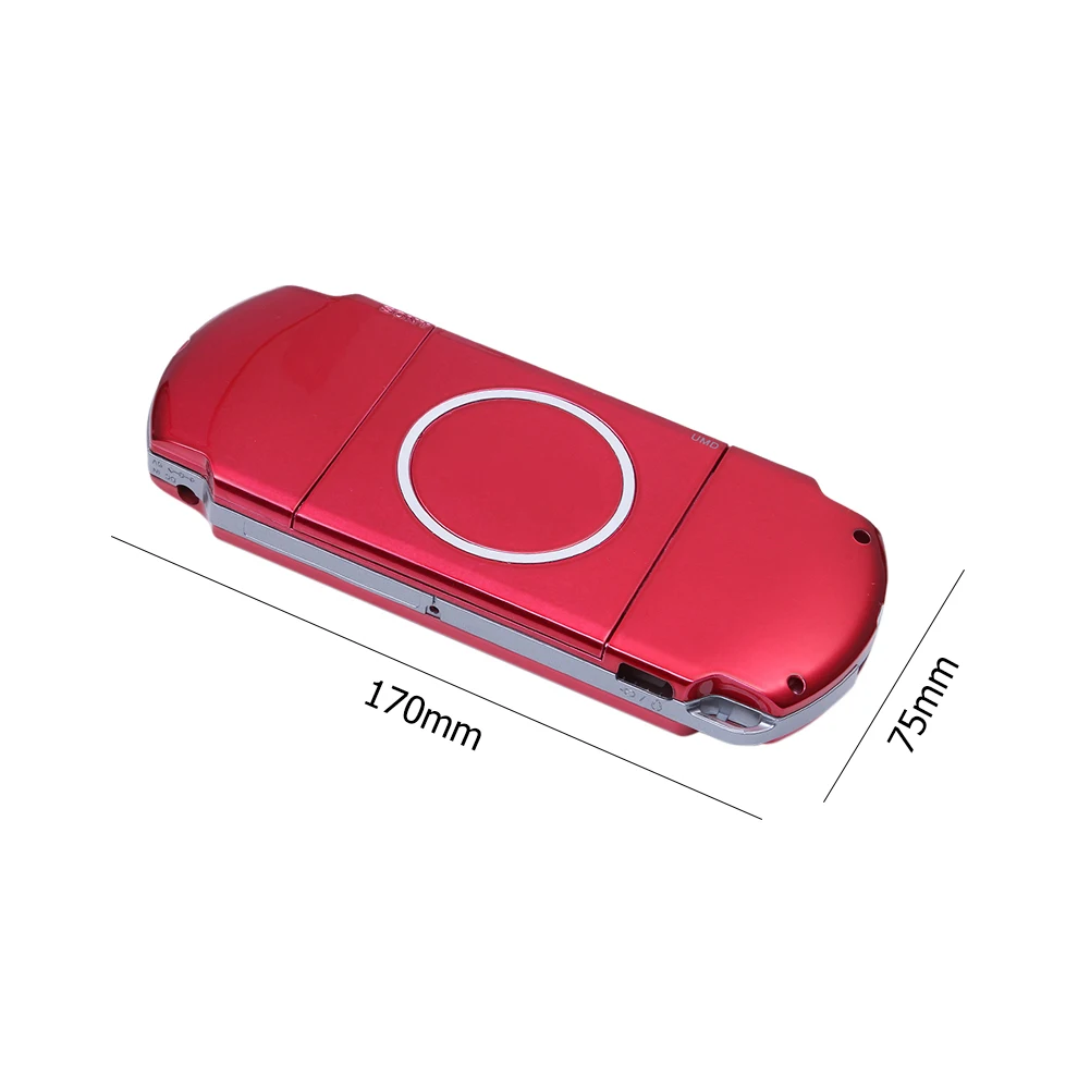 Coque de protection pour console de jeu avec kit de boutons, coque avant et arrière de remplacement pour accessoires de console de jeu PSP3000