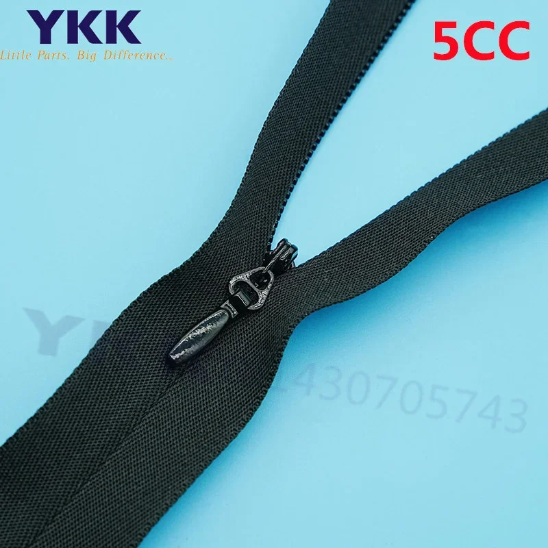 YKK5 Invisible Zipper Water Drop Head Closed Tail Reinforced 10 12 14 16 18 20 22 24 Inches Wedding Evening Dress Genuine Spot